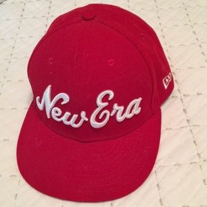 Red New Era Ball Cap